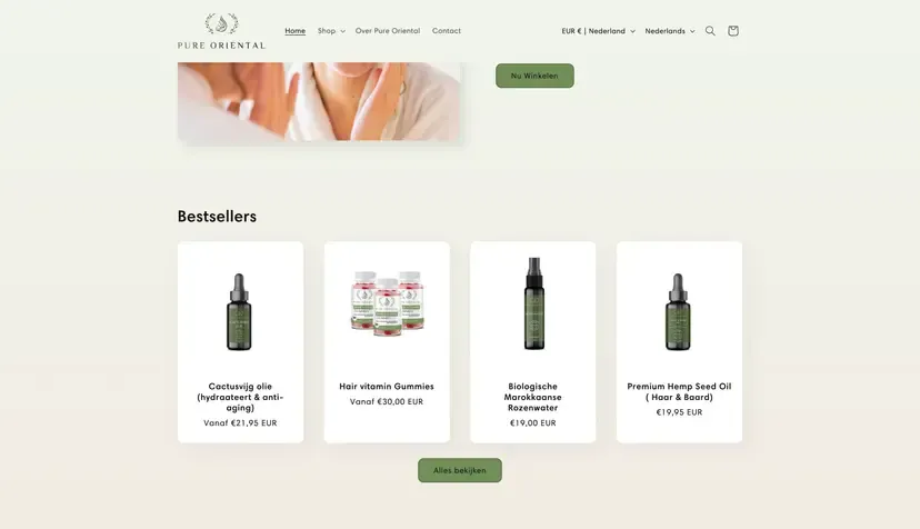 Pure Oriental product visual two